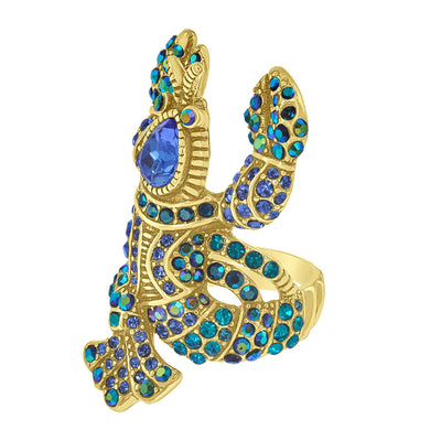 HEIDI DAUS®"Lobster Tales" Crystal Lobster Ring