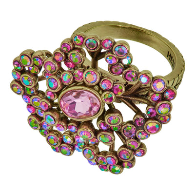 HEIDI DAUS®"The Floral Affair" Crystal Floral Ring