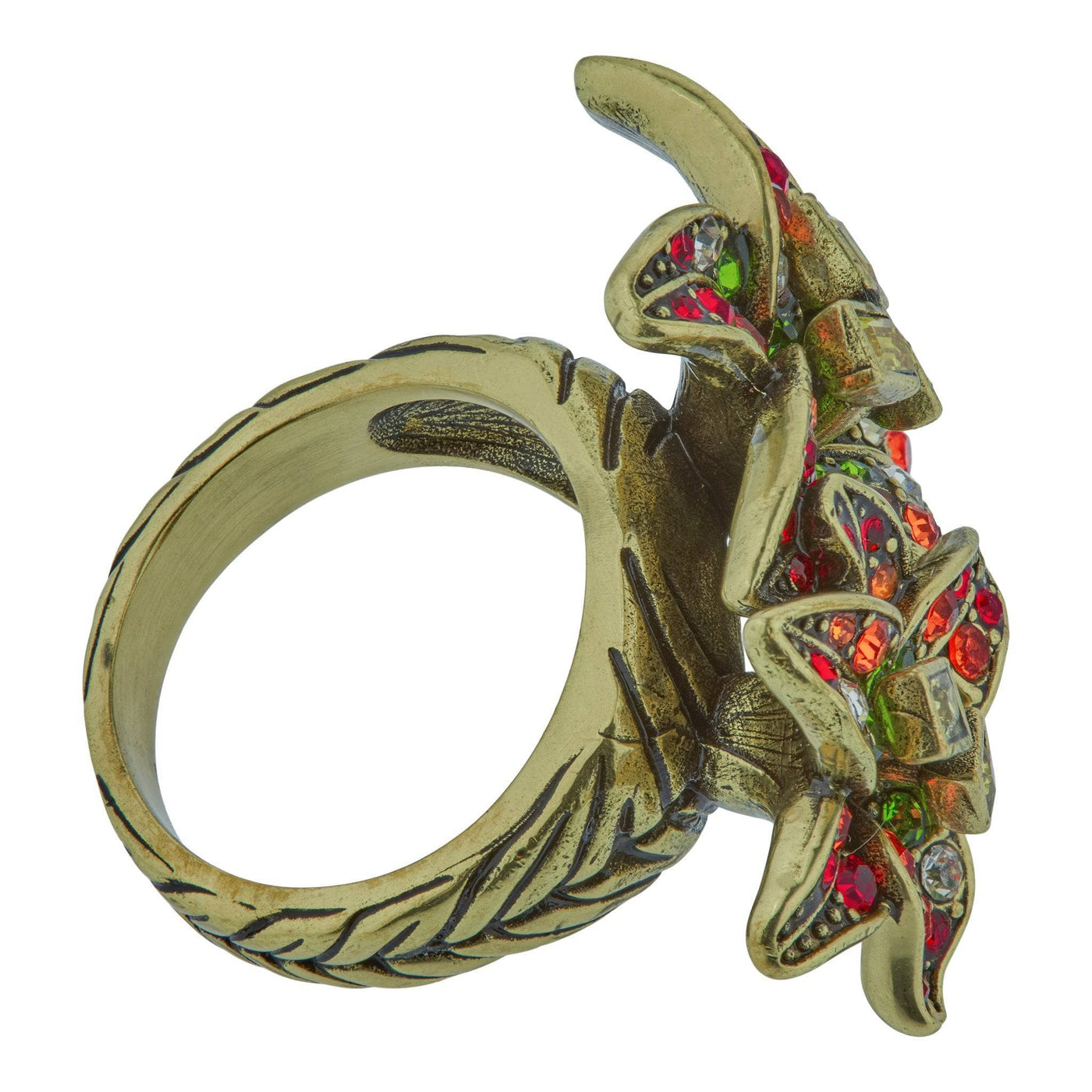 Heidi Daus®"Amaryllis" Crystal Floral Ring