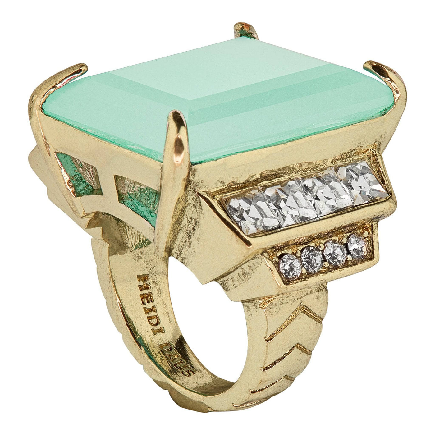 HEIDI DAUS® "Rock Ensemble" Crystal Deco Ring