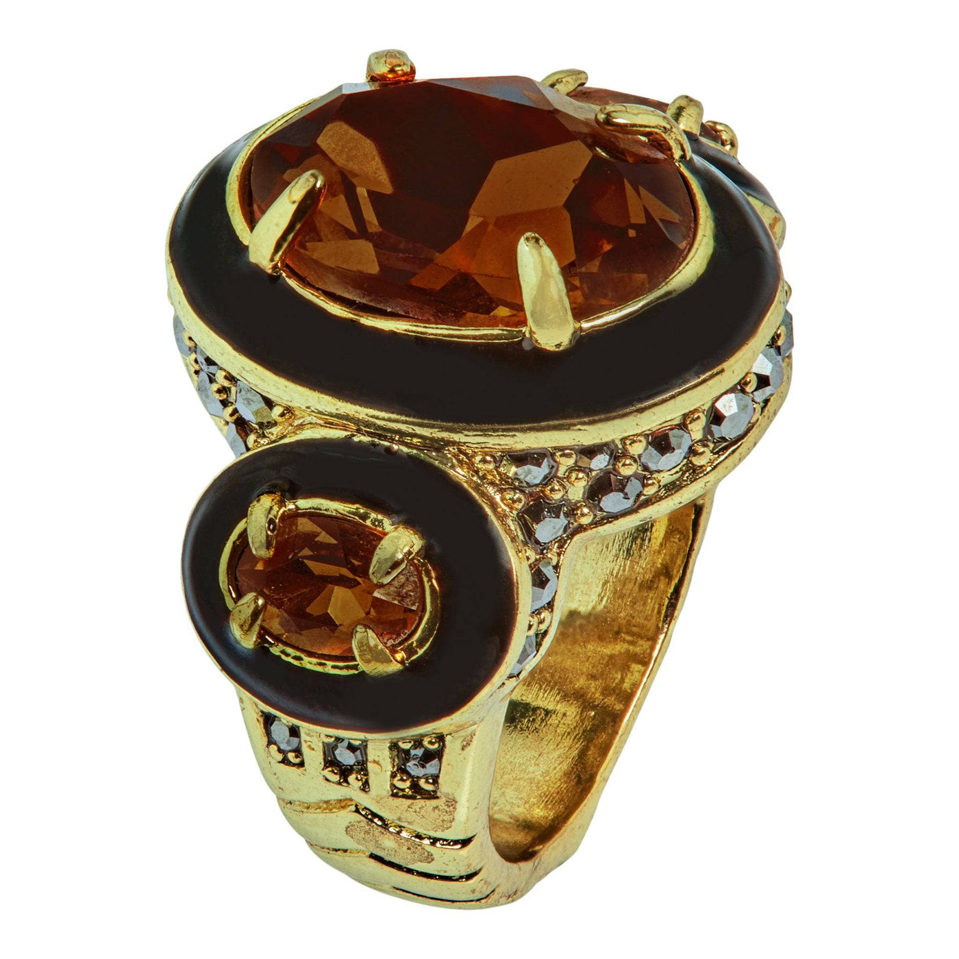 HEIDI DAUS®"Monte Carlo Magic" Enamel Crystal Deco Ring