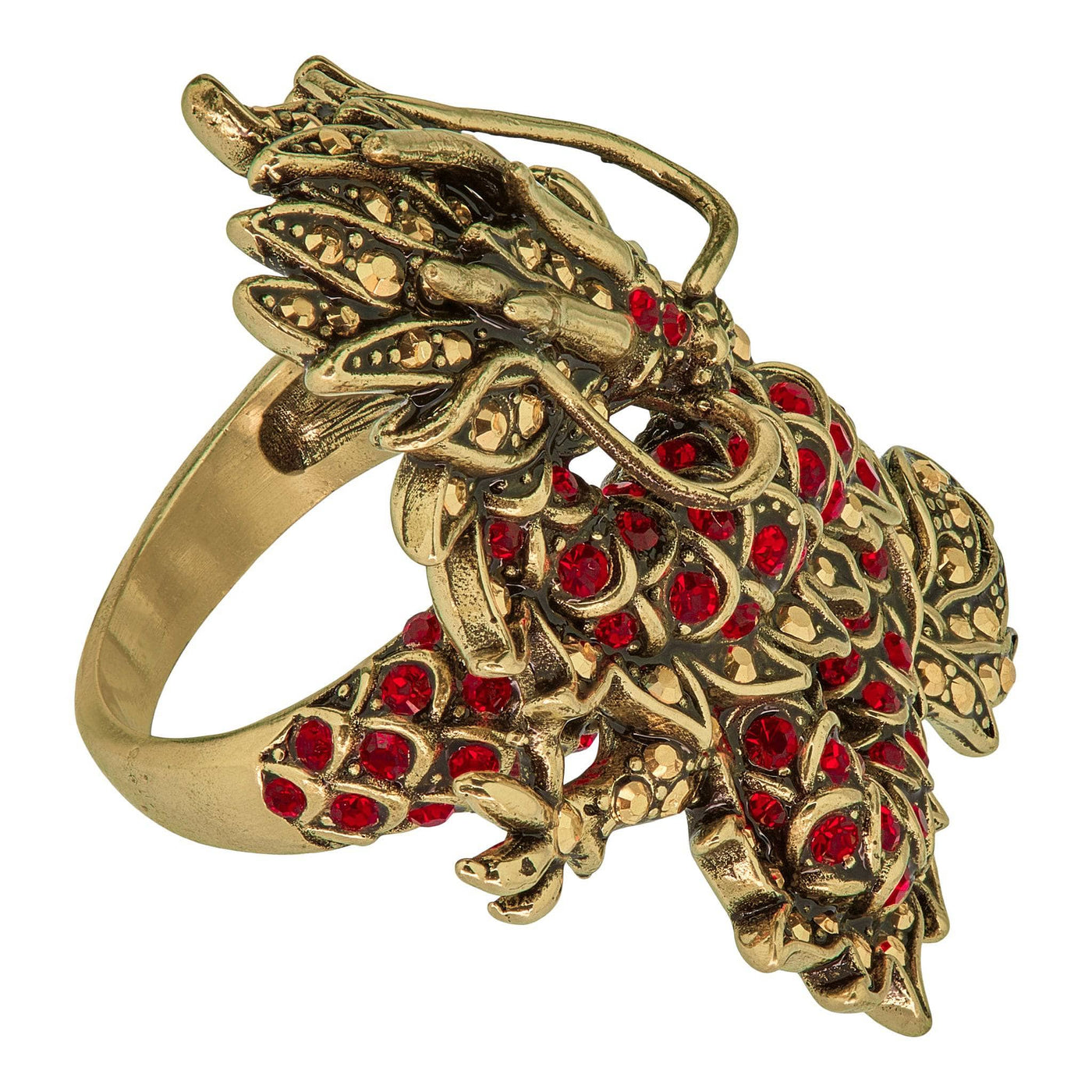 Heidi Daus®"Empress of the Flame" Crystal Dragon Ring