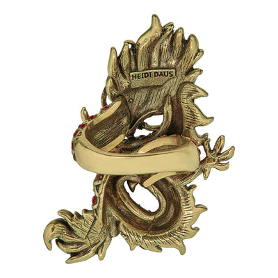 Heidi Daus®"Empress of the Flame" Crystal Dragon Ring