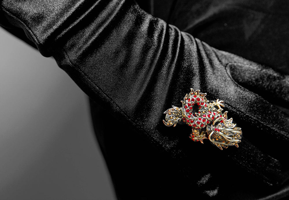 Heidi Daus®"Empress of the Flame" Crystal Dragon Ring HEIDI DAUS®