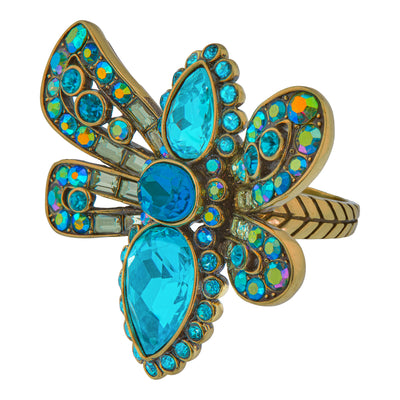 HEIDI DAUS®"Butterfly Beauty" Crystal Butterfly Ring