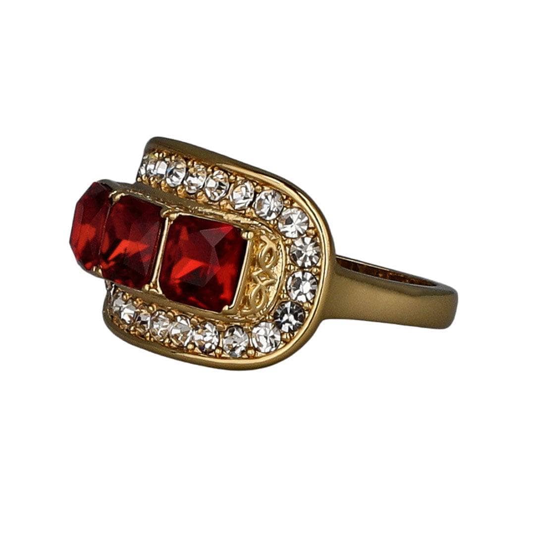 HEIDI DAUS®"Posh Classic" Crystal Art Deco Ring