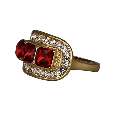 HEIDI DAUS®"Posh Classic" Crystal Art Deco Ring