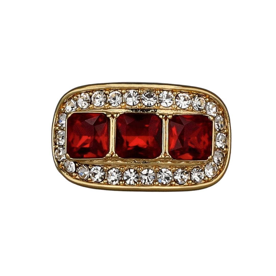 HEIDI DAUS®"Posh Classic" Crystal Art Deco Ring