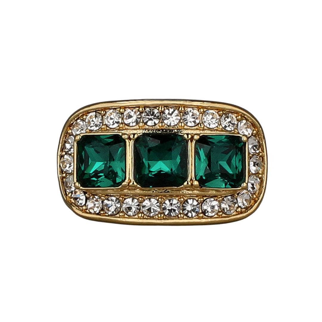 HEIDI DAUS®"Posh Classic" Crystal Art Deco Ring