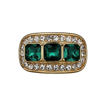HEIDI DAUS®"Posh Classic" Crystal Art Deco Ring