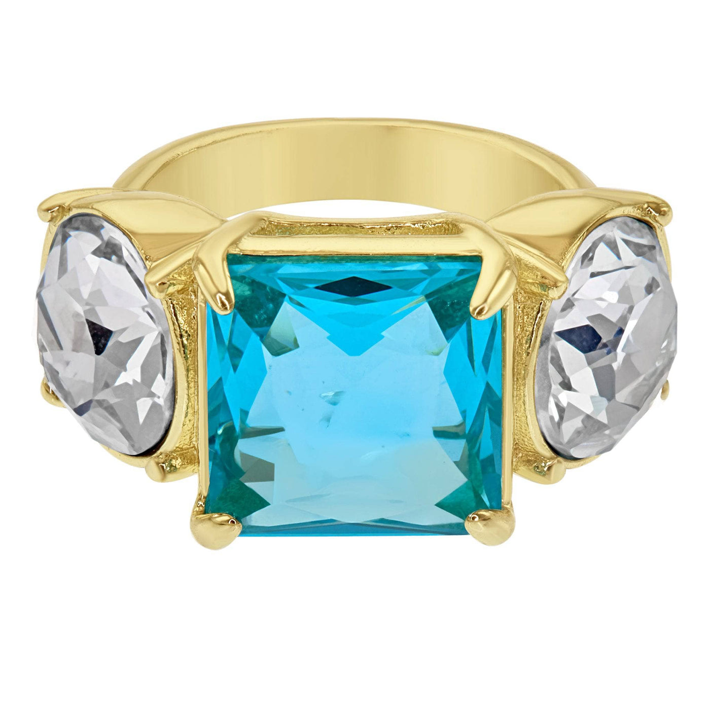 Heidi Daus® "The Golden Age" Crystal Deco Ring