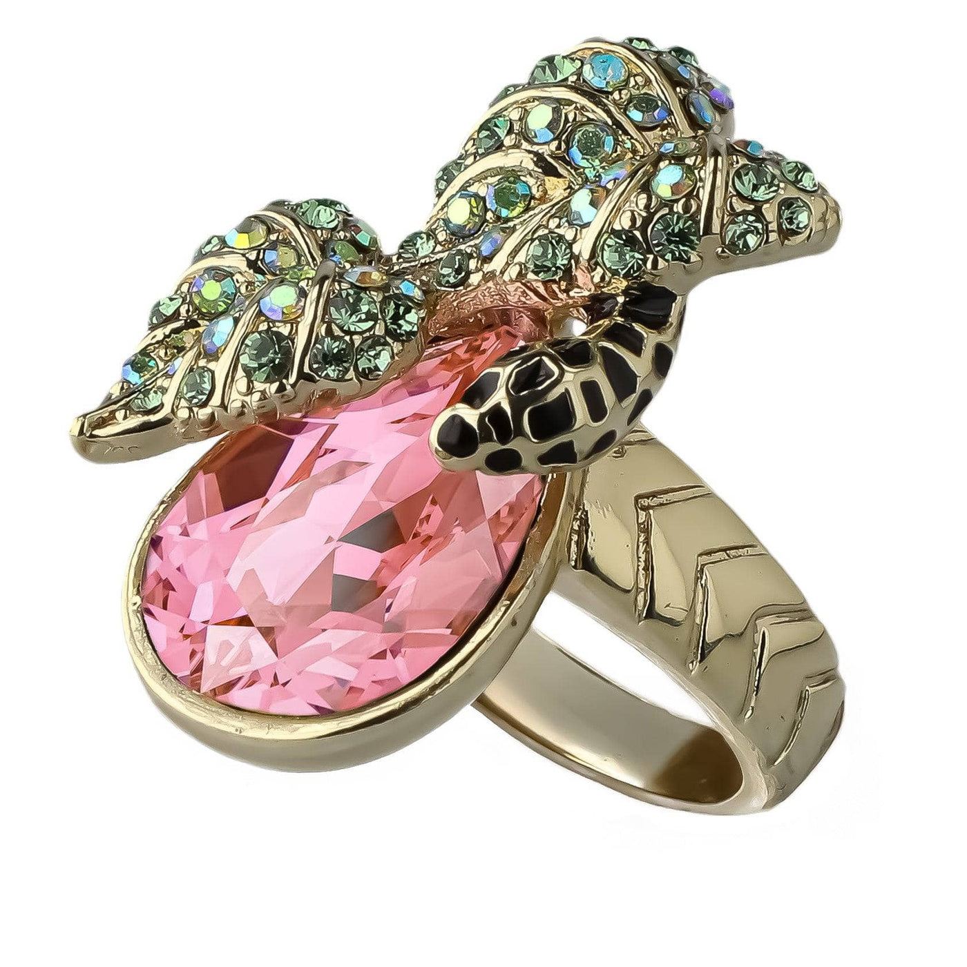 HEIDI DAUS®"Unconditional Love" Crystal Floral Ring