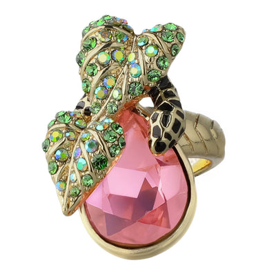 HEIDI DAUS®"Unconditional Love" Crystal Floral Ring