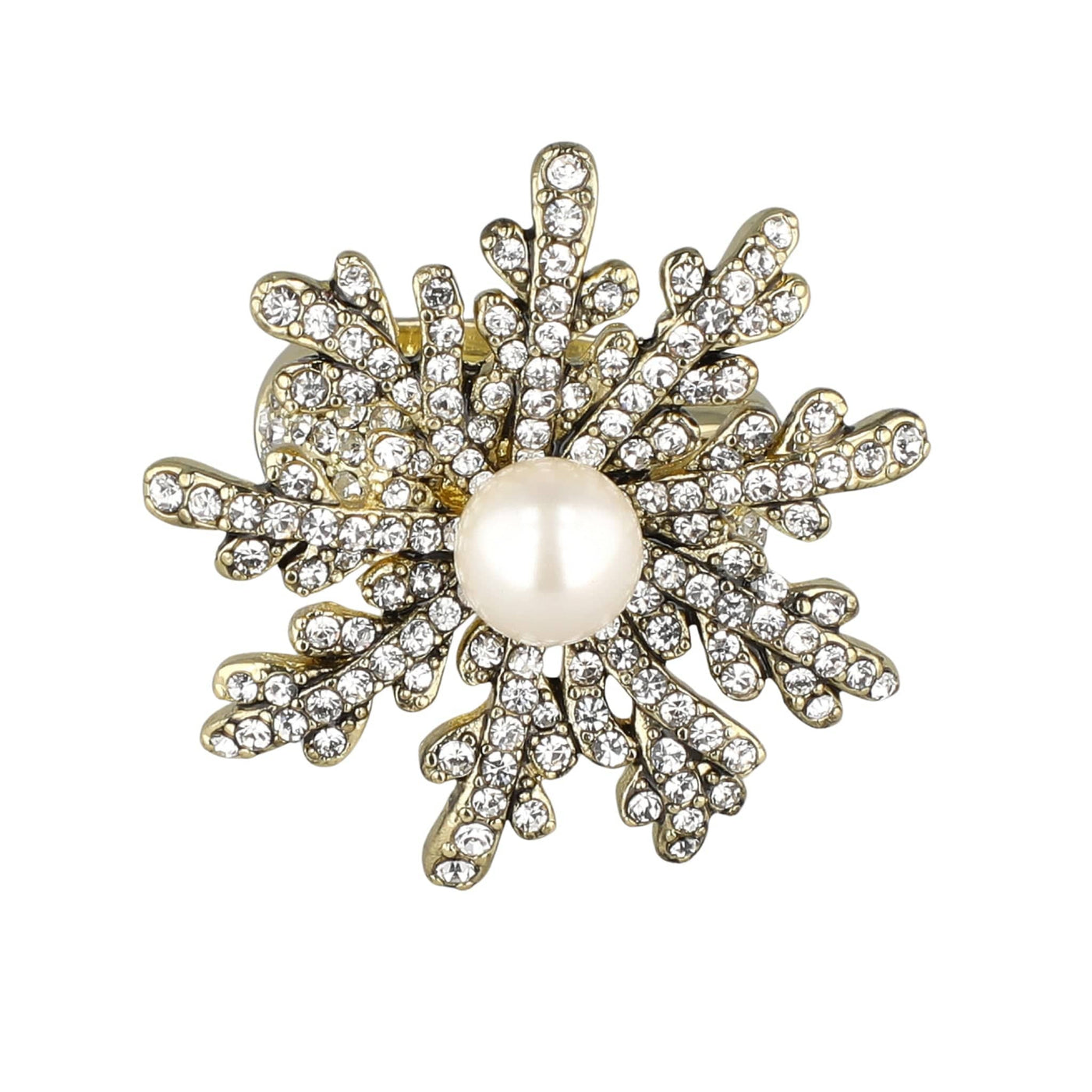 HEIDI DAUS® "Winter Wonderland" Crystal Snowflake Ring