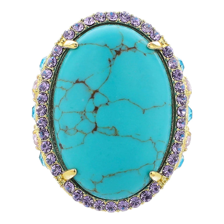 HEIDI DAUS® "Moda Roma" Crystal Art Deco Ring