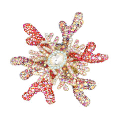 HEIDI DAUS® "Coral Couture" Crystal Coral Reef Statement Ring