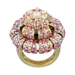 HEIDI DAUS® "Beautiful Bloom" Crystal Floral Ring