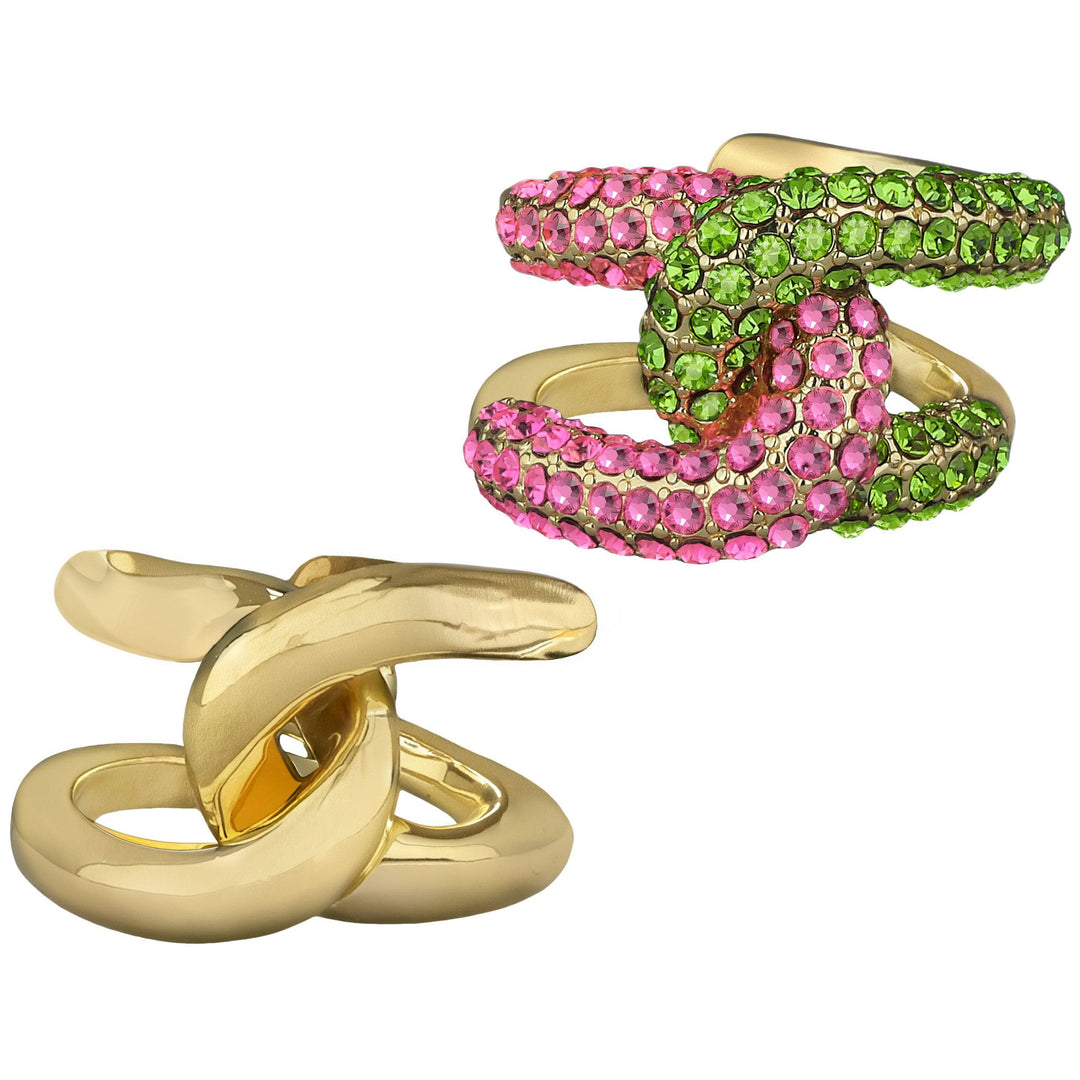 HEIDI DAUS®"Embrace" Interchangeable Crystal Ring Set HEIDI DAUS®