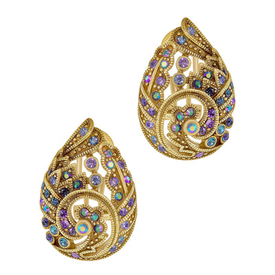 Heidi Daus® "Teared Tapestry" Paisley Necklace & Earring Set