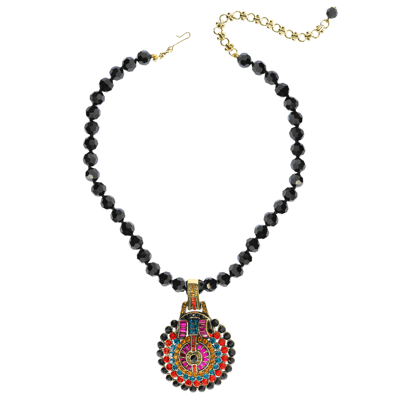 Heidi Daus®"Guilty Pleasure" Beaded Crystal Magnetic Enhancer Necklace HEIDI DAUS®