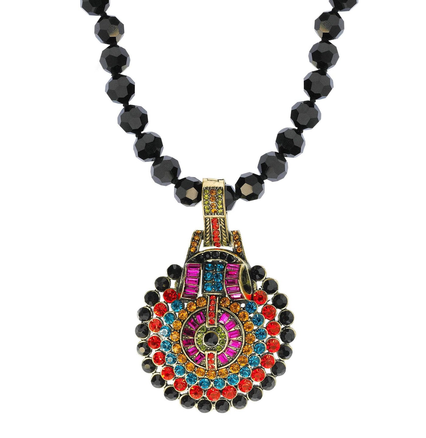Heidi Daus®"Guilty Pleasure" Beaded Crystal Magnetic Enhancer Necklace HEIDI DAUS®