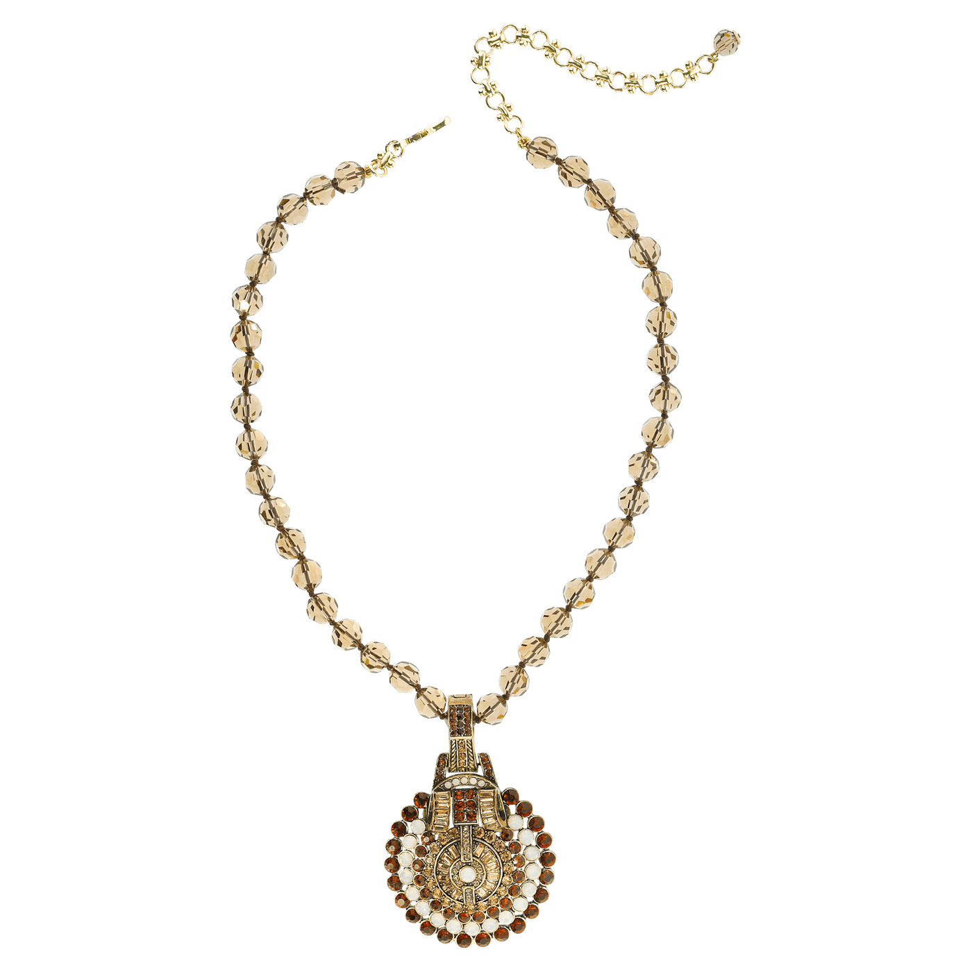 Heidi Daus®"Guilty Pleasure" Beaded Crystal Magnetic Enhancer Necklace HEIDI DAUS®