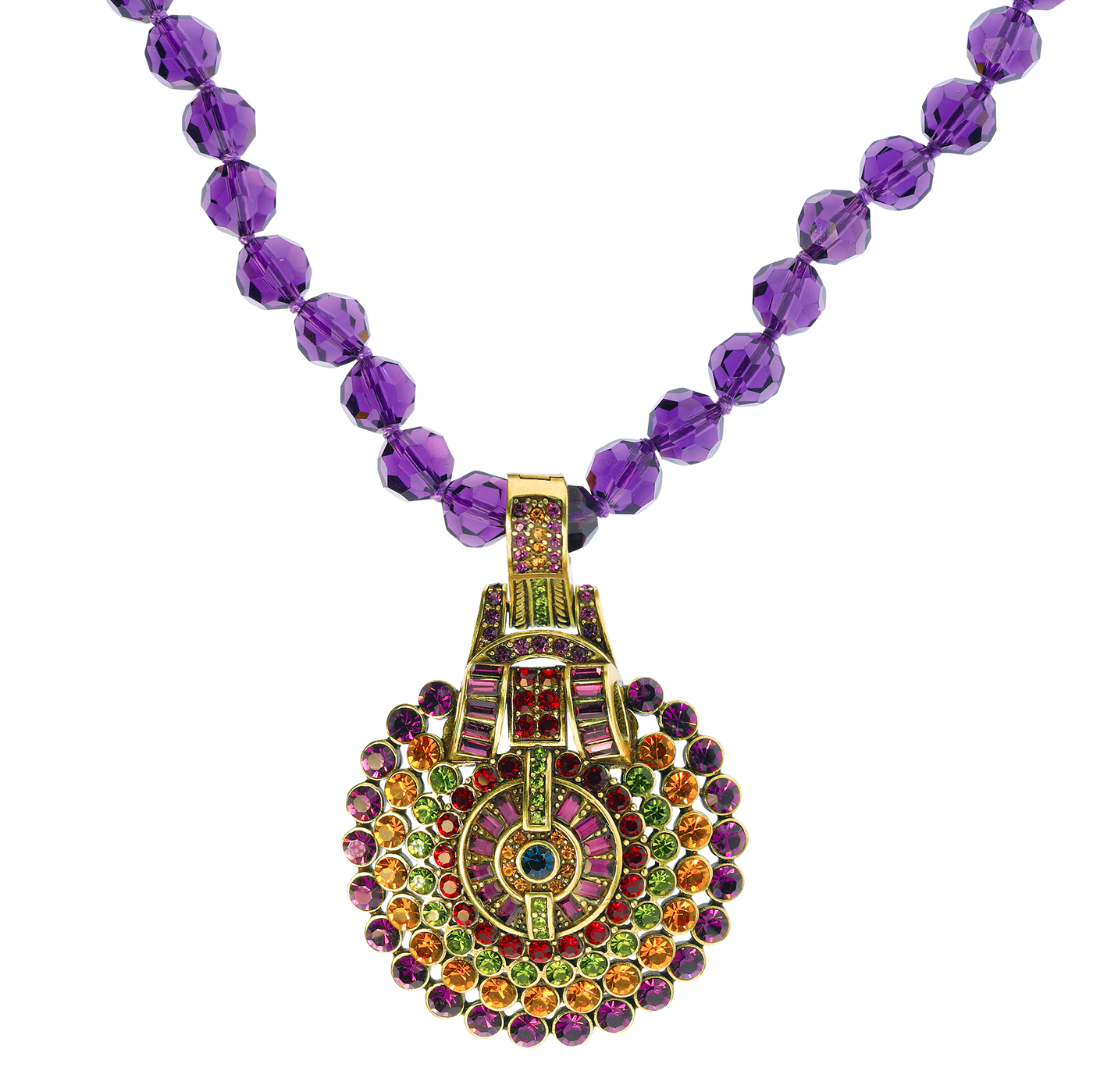 Heidi Daus®"Guilty Pleasure" Beaded Crystal Magnetic Enhancer Necklace HEIDI DAUS®