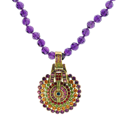 Heidi Daus®"Guilty Pleasure" Beaded Crystal Magnetic Enhancer Necklace HEIDI DAUS®