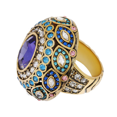 Heidi Daus® "Enchante" Crystal Magnetic Interchangeable Ring