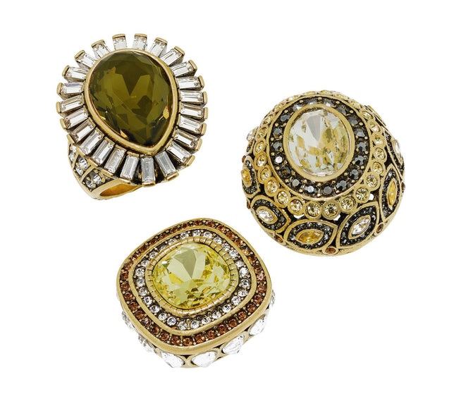 Heidi Daus® "Enchante" Crystal Magnetic Interchangeable Ring Set HEIDI DAUS®