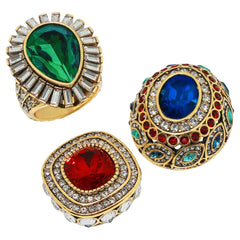 Heidi Daus® "Enchante" Crystal Magnetic Interchangeable Ring Set HEIDI DAUS®