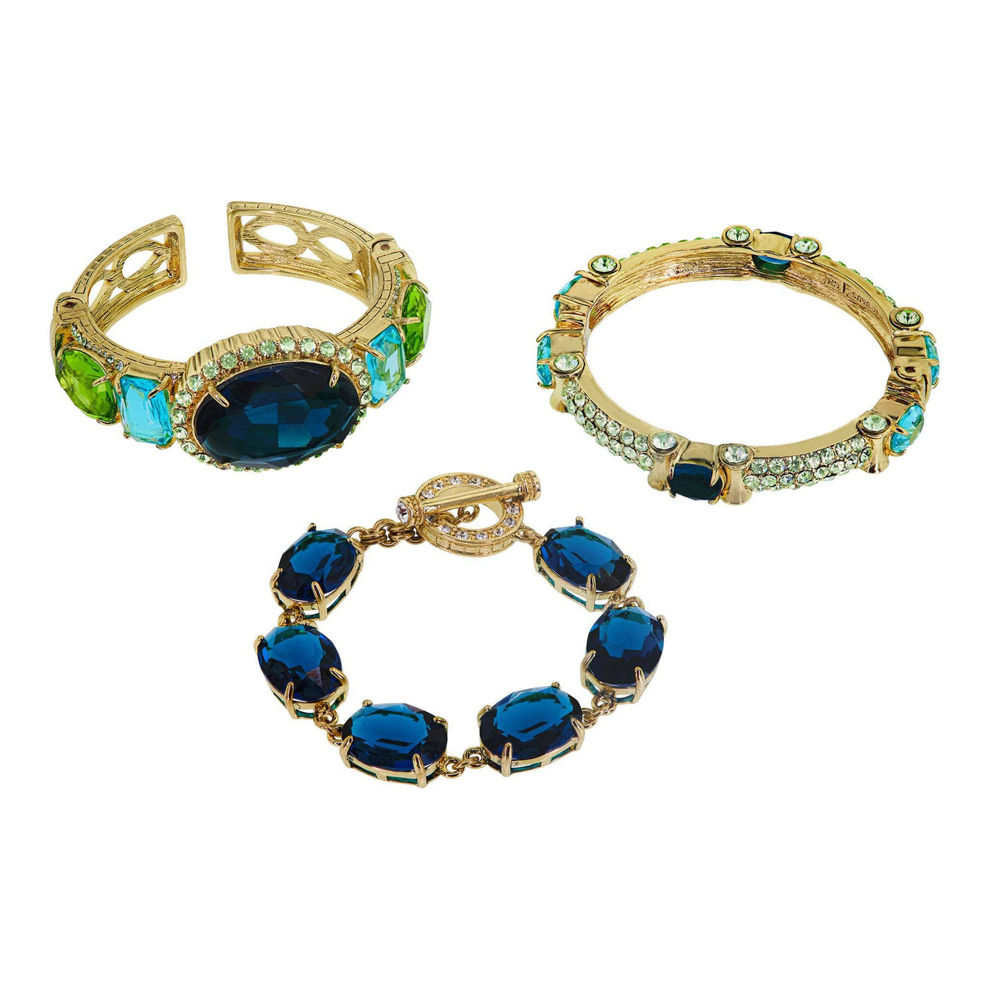 Heidi Daus®"Alta Moda" Crystal Deco Bracelet Set