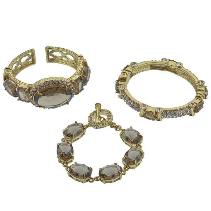 Heidi Daus®"Alta Moda" Crystal Deco Bracelet Set HEIDI DAUS®