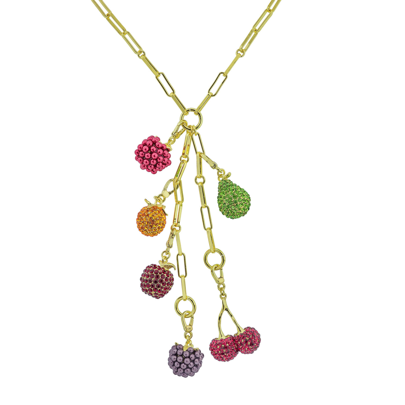 HEIDI DAUS®"Fruit Loops"  Chain Charm Necklace Set
