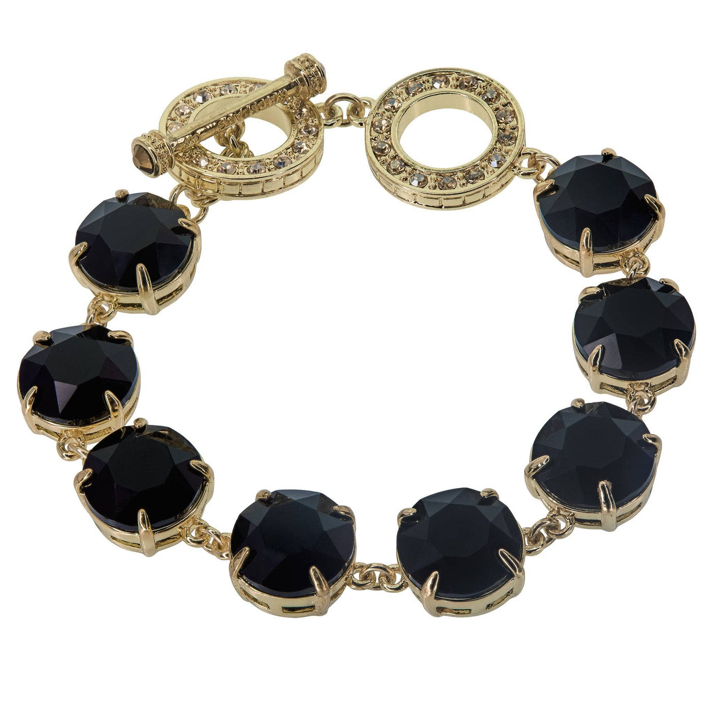 Heidi Daus®"Atlantis Legend" Crystal & Enamel Deco Bracelet Set