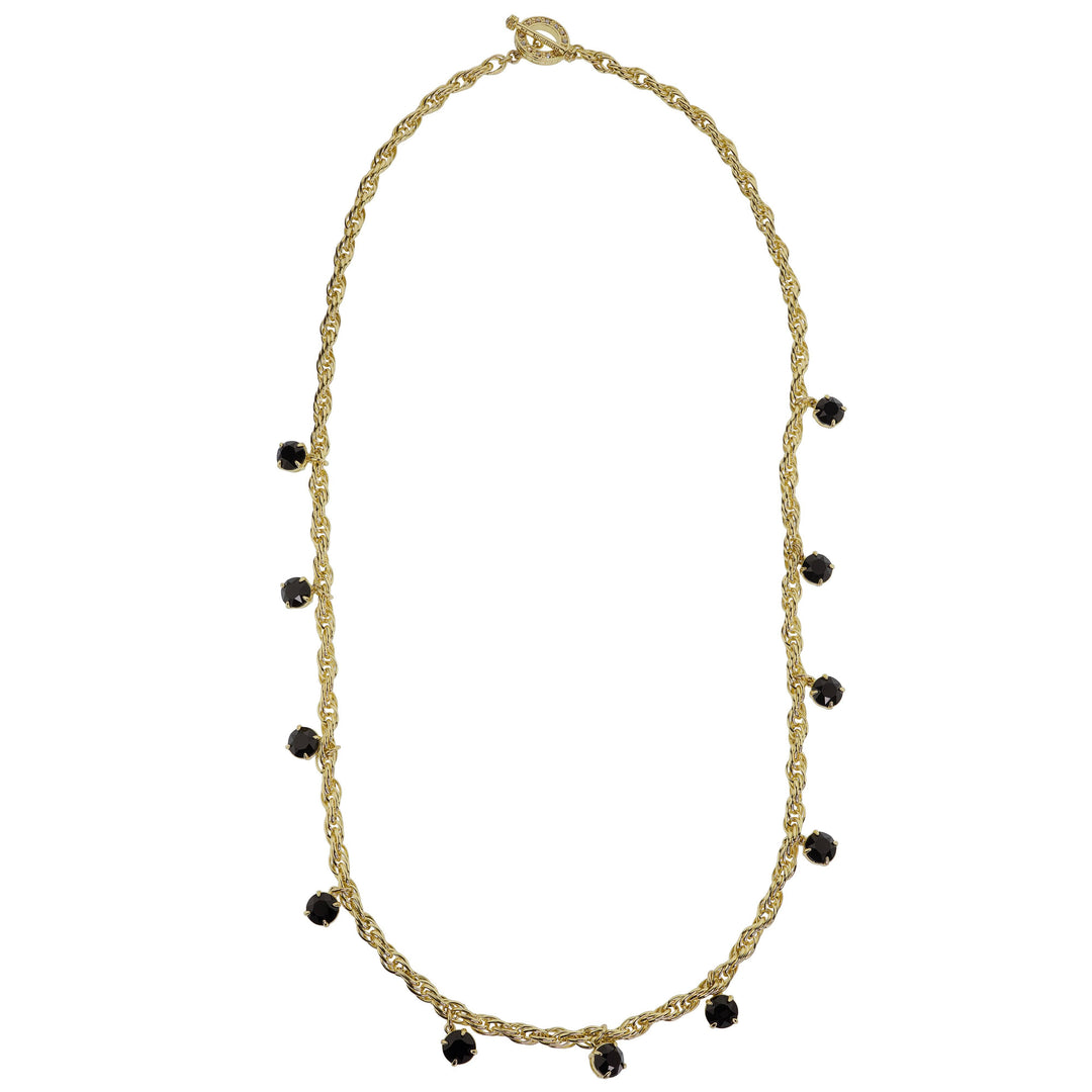 Heidi Daus®"Atlantis Legend" Crystal Chain Deco Necklace Set HEIDI DAUS®
