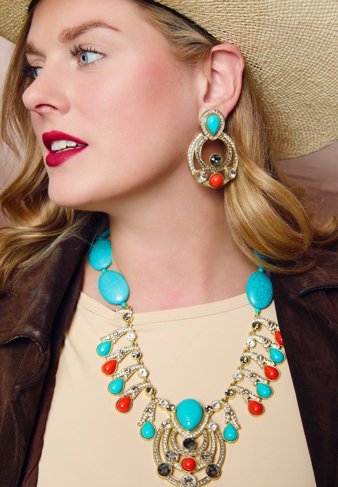 Heidi Daus®"Taos Chic" Beaded Crystal Statement Necklace