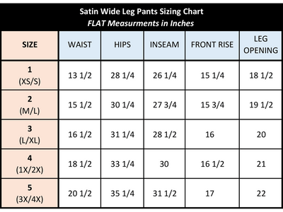 HEIDI DAUS® "New Elegance" Satin Wide Leg Pants