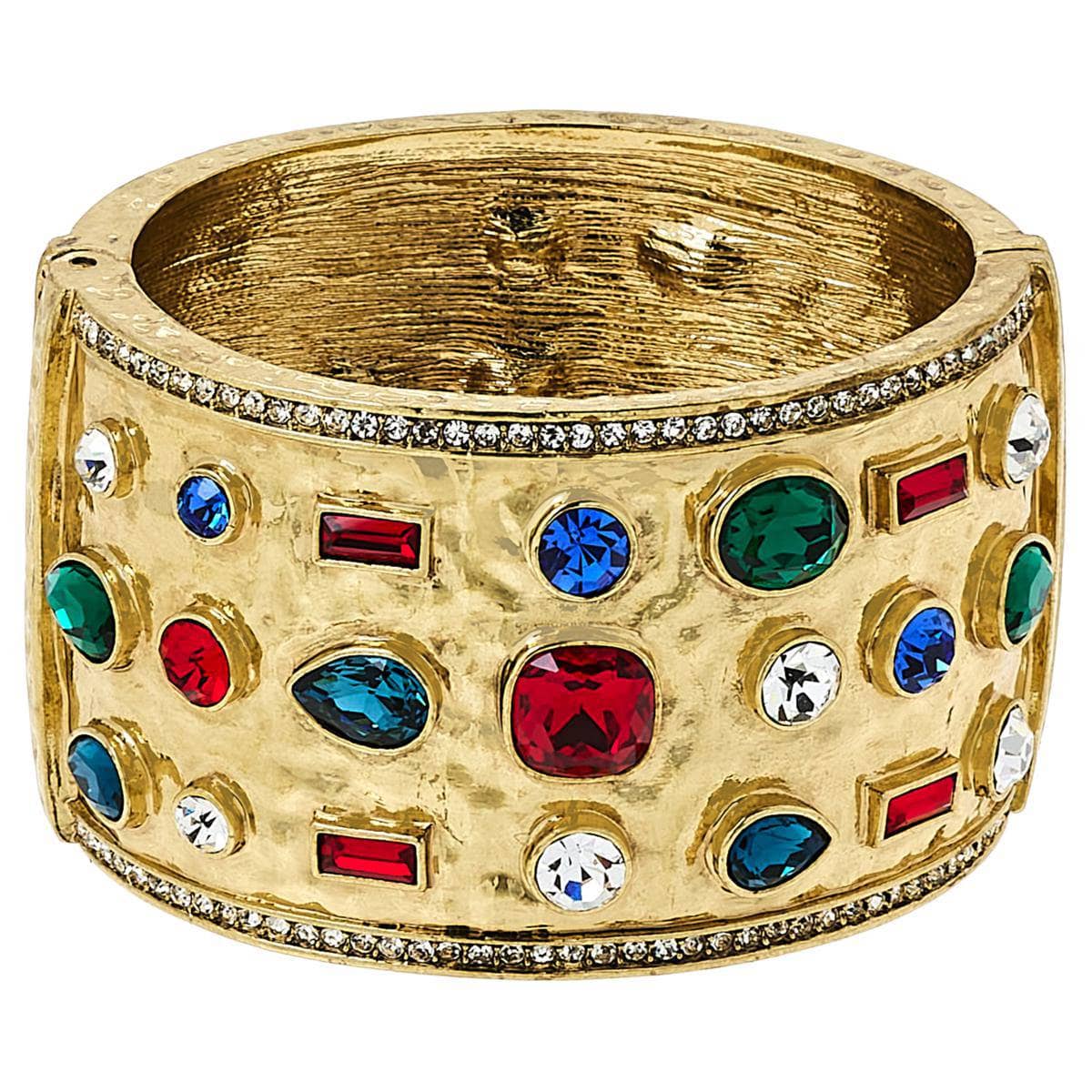 HEIDI DAUS®"Grand Cross" Beaded Crystal Cuff Bracelet