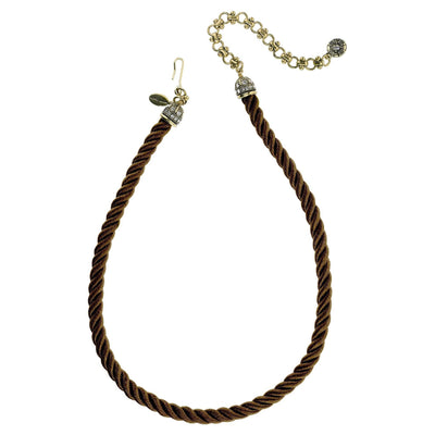 Heidi Daus®"Elegant Essentials" Pin Enhancer Cord Necklace HEIDI DAUS®