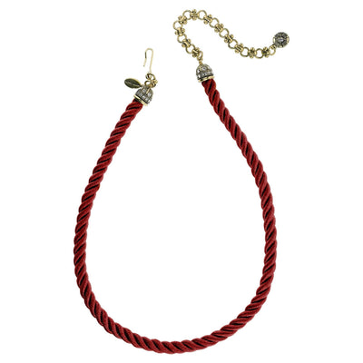 Heidi Daus®"Elegant Essentials" Pin Enhancer Cord Necklace HEIDI DAUS®