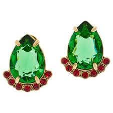 Heidi Daus®"Alta Moda" Crystal Deco Button Earrings