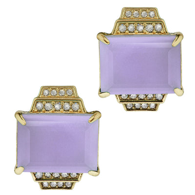 HEIDI DAUS® "Rock Ensemble" Crystal Deco Button Earrings