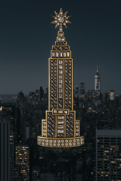 HEIDI DAUS® “Empire Elegance” New York Empire State Building Brooch/Pin