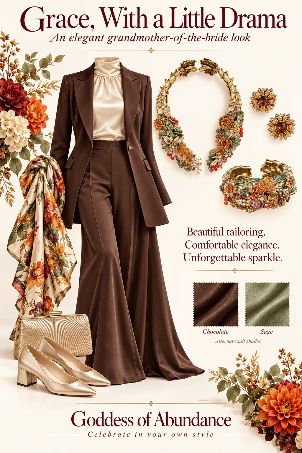 Elegance, beautifully tailored