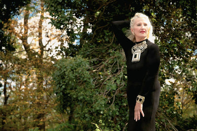 HEIDI DAUS® "Fabulous Greek Key" Crystal Statement Cuff Bracelet