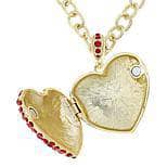 HEIDI DAUS®"Love, Heidi Style" Chain Crystal Heart Enhancer Toggle Necklace HEIDI DAUS®