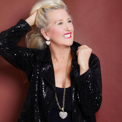 HEIDI DAUS®"Love, Heidi Style" Chain Crystal Heart Enhancer Toggle Necklace HEIDI DAUS®