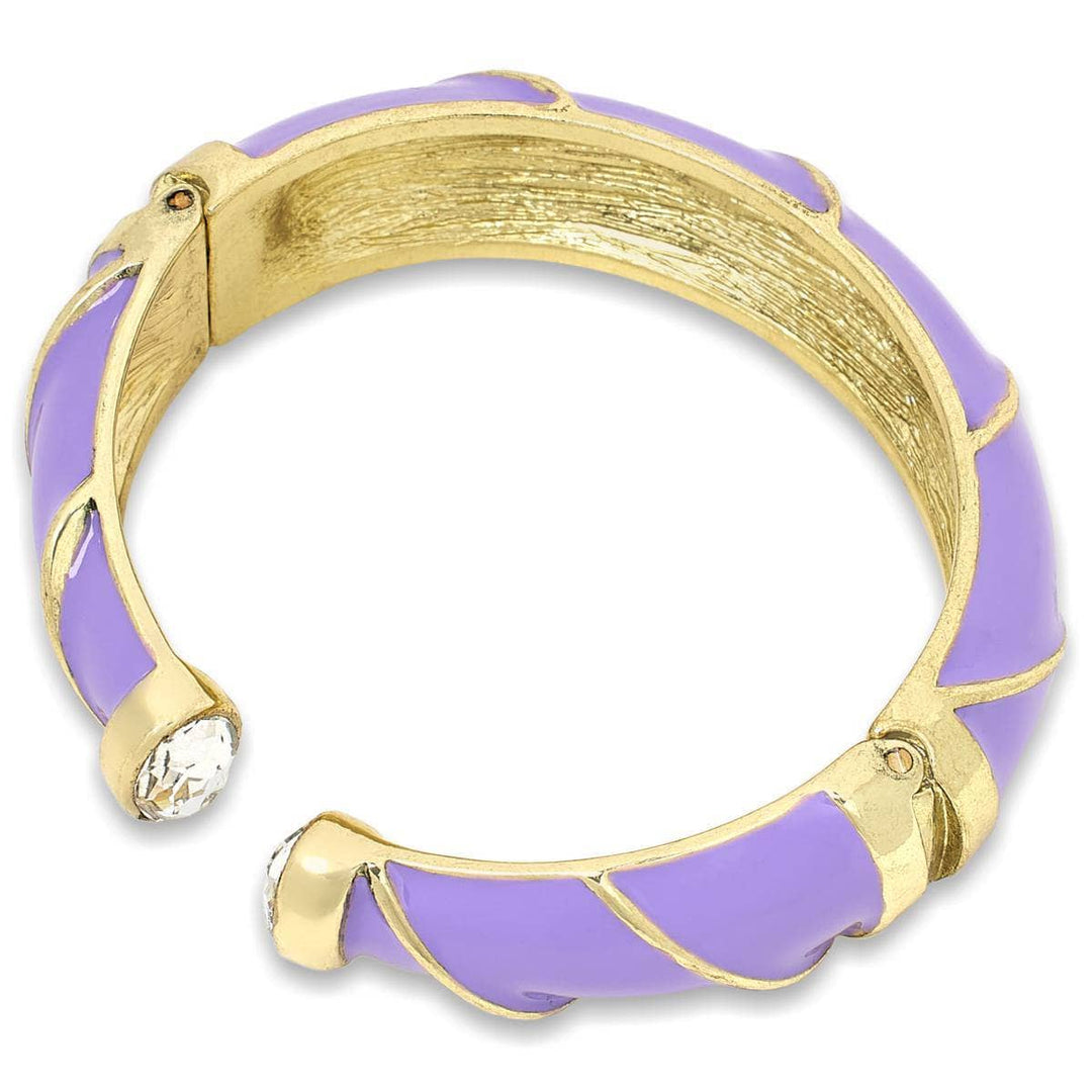 HEIDI DAUS®"The Perfect Wave" Enamel &amp; Crystal Bracelet HEIDI DAUS®