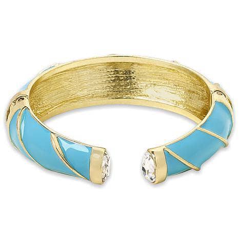 HEIDI DAUS®"The Perfect Wave" Enamel &amp; Crystal Bracelet HEIDI DAUS®